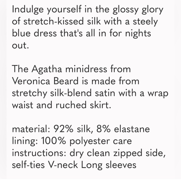 NWT Veronica Beard Silk Dress - Picture 6 of 10